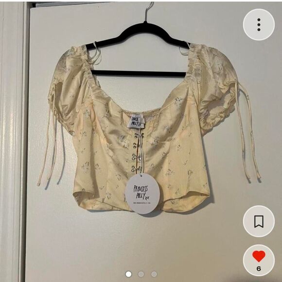 Princess Polly Allyson Womens size 10 Going Out Summer Y2K Top - Picture 2 of 3